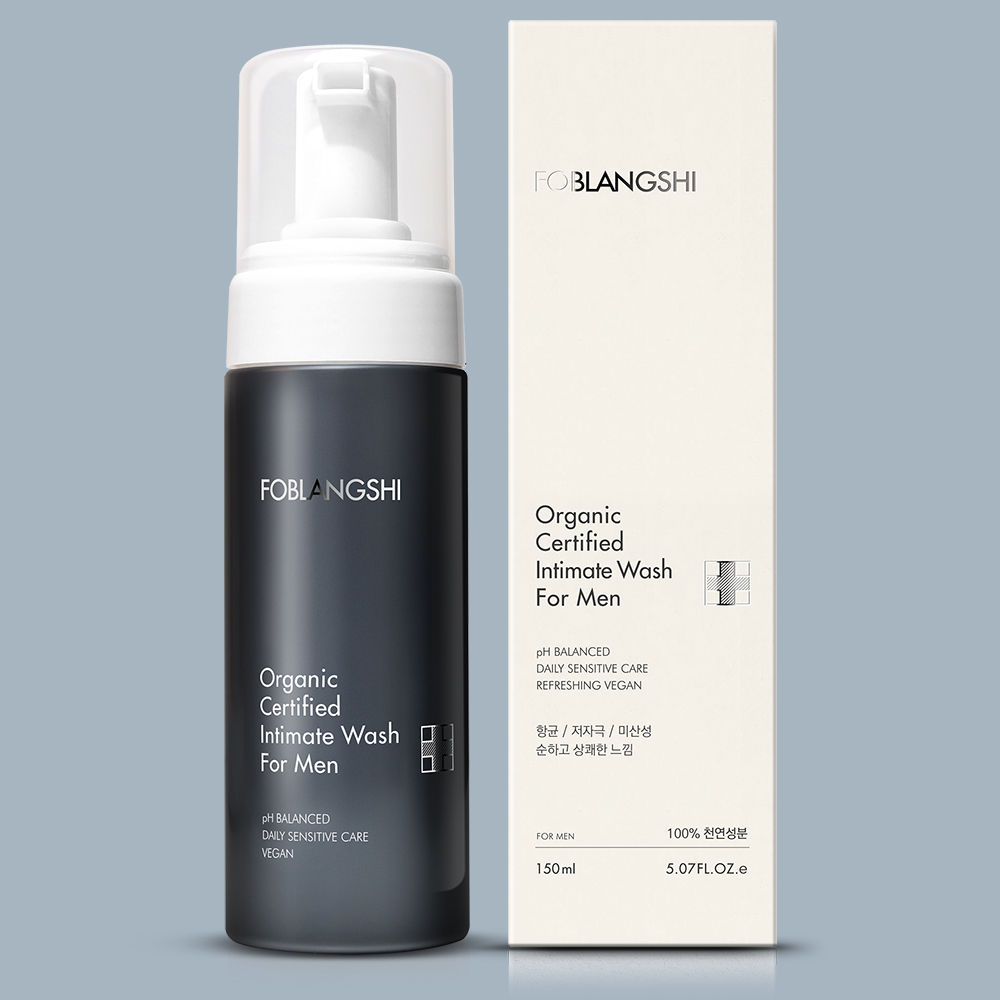 27년역사 100% 천연성분 포블랑시 유기농  남성청결제 항문 세정제 150ml 칸디다균 99% 항균