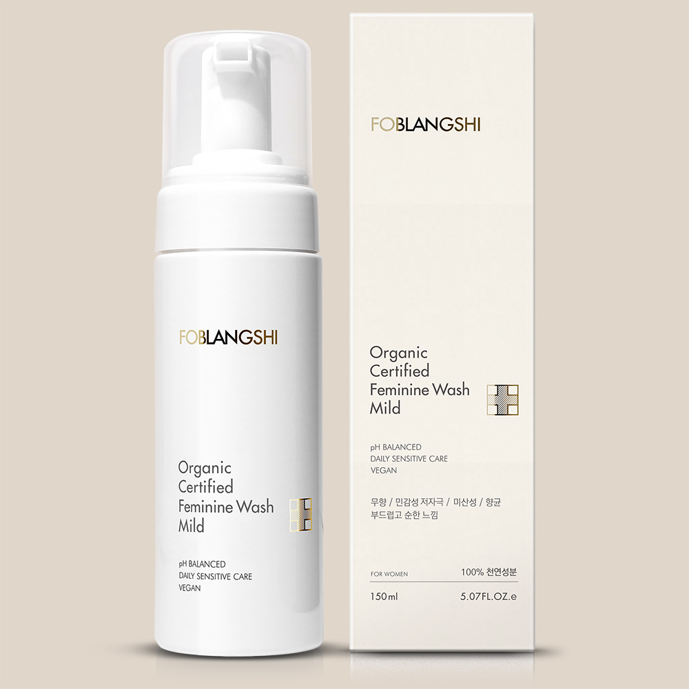 [100%천연성분] 27년역사 포블랑시 유기농 여성청결제 150ml 칸디다균 99% 항균