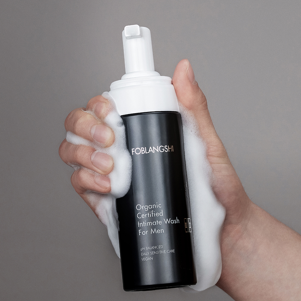 [석유화학성분NO] 포블랑시 유기농비건 시타구니 항문 전용 세정제 남성 청결제 냄새150+30ml