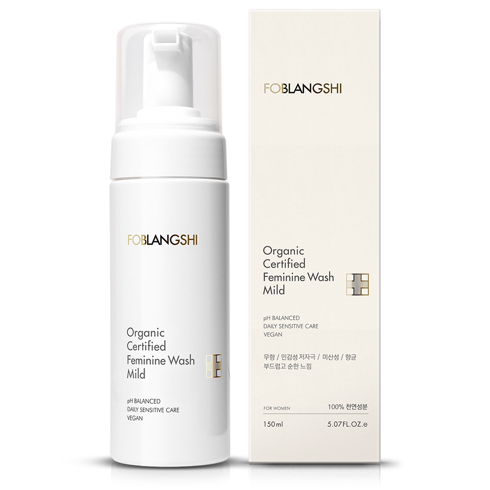 [100%천연성분] 포블랑시 유기농 여성청결제150ml+ 남성청결제150ml Y존부터 사타구니 엉덩이 클렌저추천