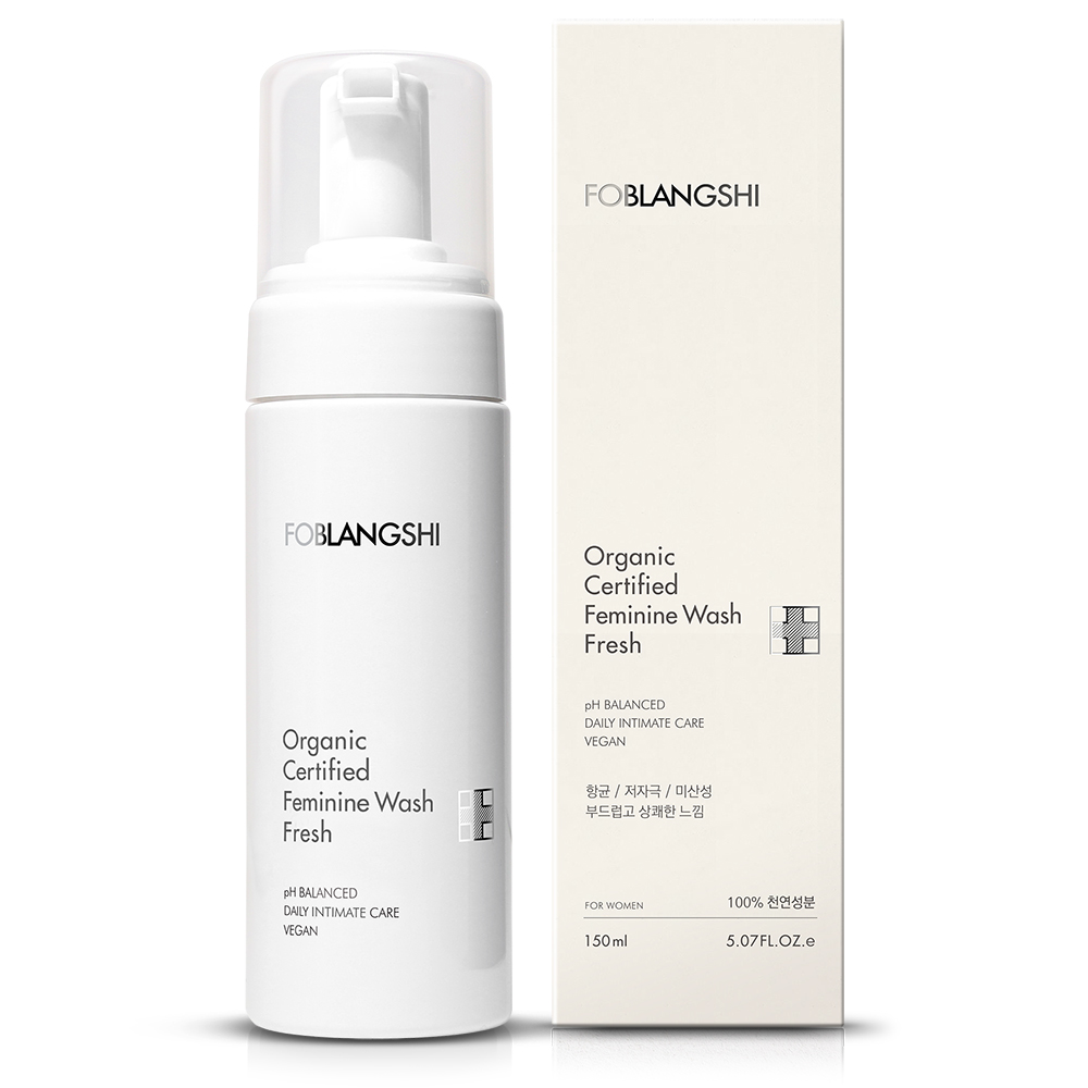 [100%천연성분] 포블랑시 유기농 여성청결제 프레쉬150ml+ 남성청결제150ml 추천 Y존부터 엉덩이까지 사용법